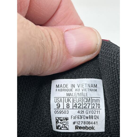 Size 9 Reebok Classics Lthr Blue Black - Picture 8 of 8